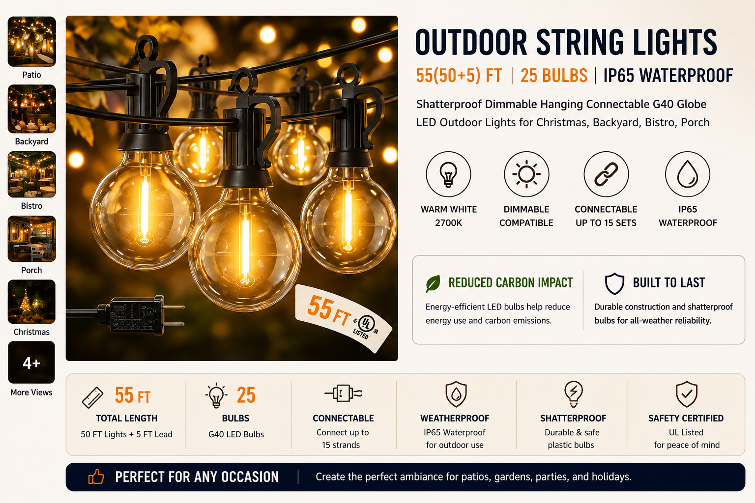 String Outdoor Light