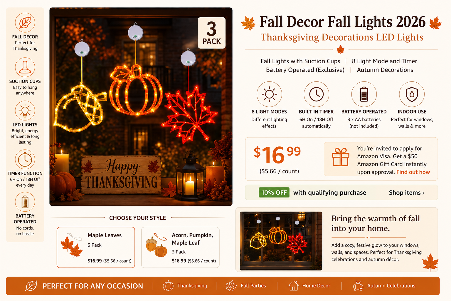 Fall LED Lights