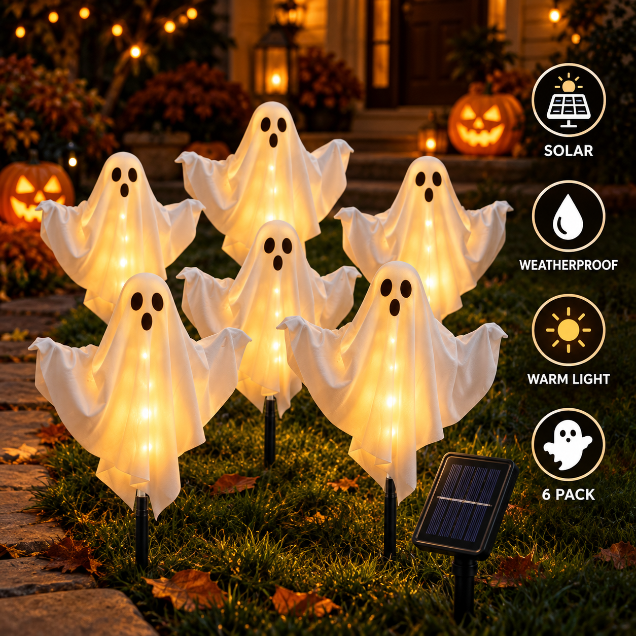 Outdoor Solar Ghost Lights