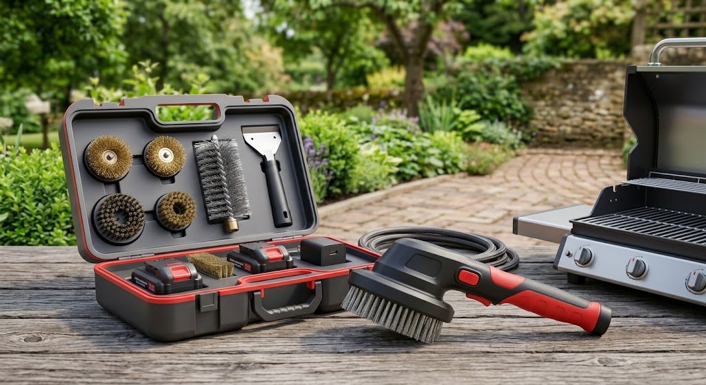 Cordless Electric Grill Cleaner
