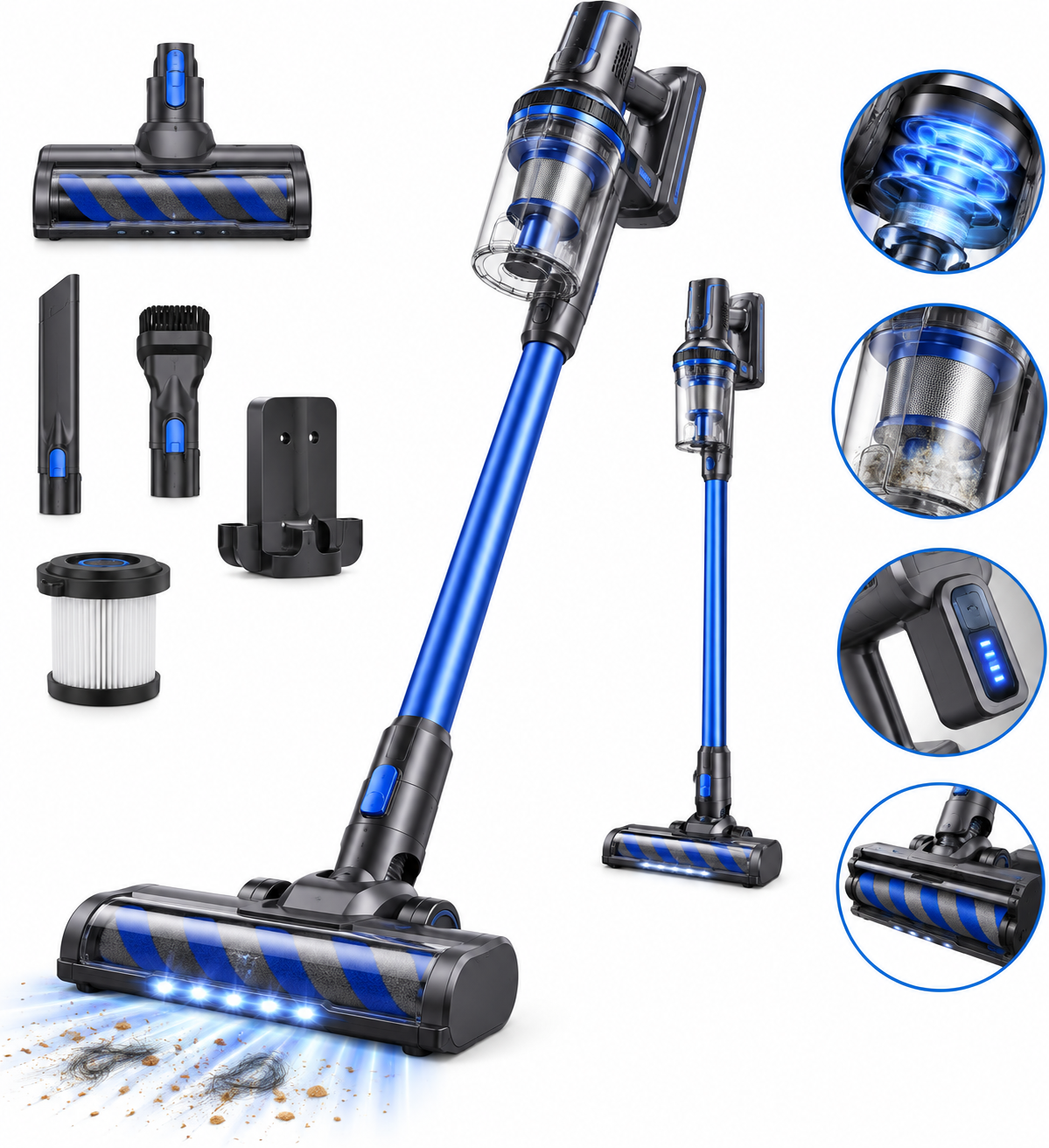 Cordless Broom Vacuum Cleaner