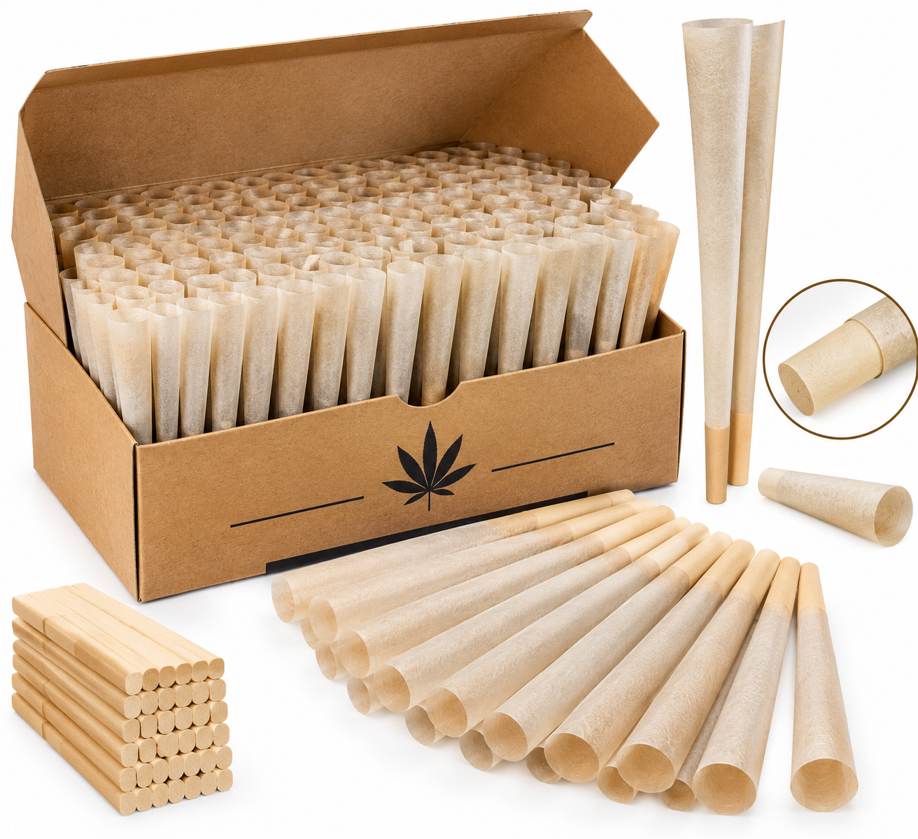 200 Cones XXL - King Size Pre-Rolled Papers