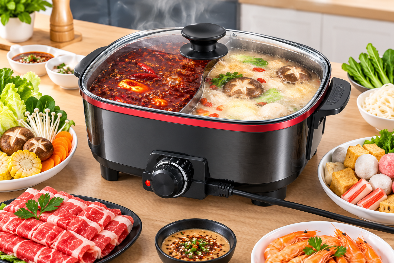 Food Party Hot Pot Electric 4L