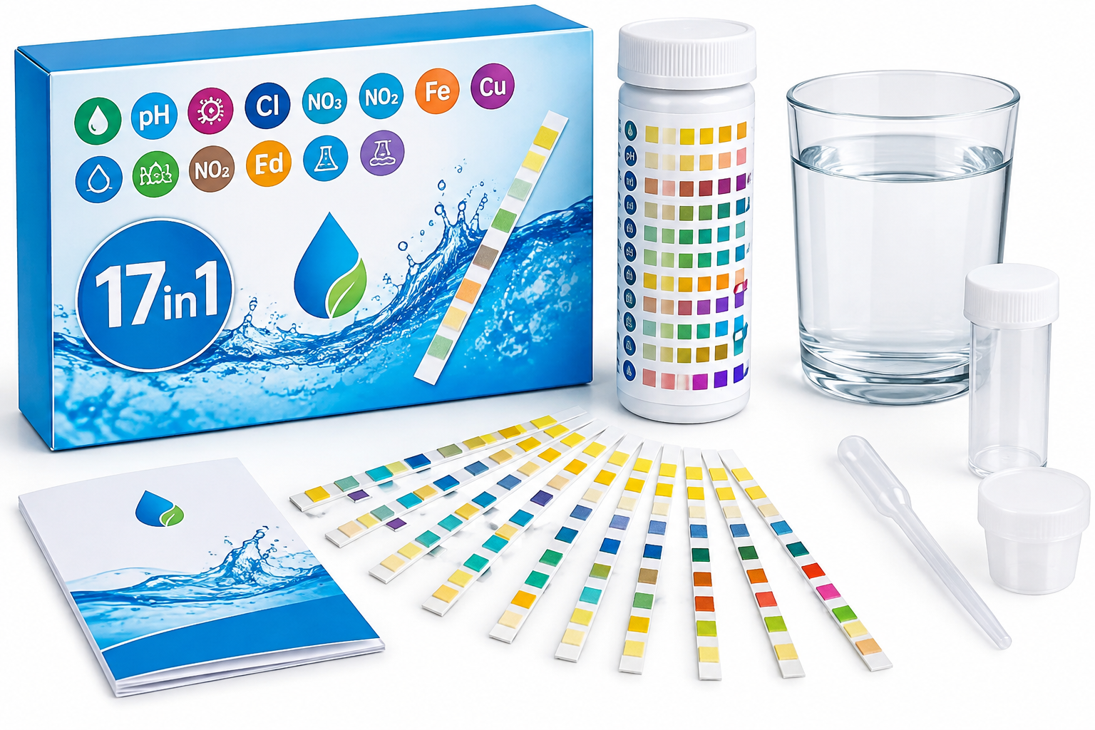 17-in-1 Water Test Kit - Comprehensive Home Testing