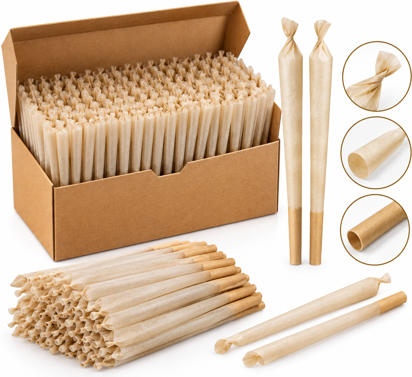 200 Cones XXL Pre-Twisted Sleeves