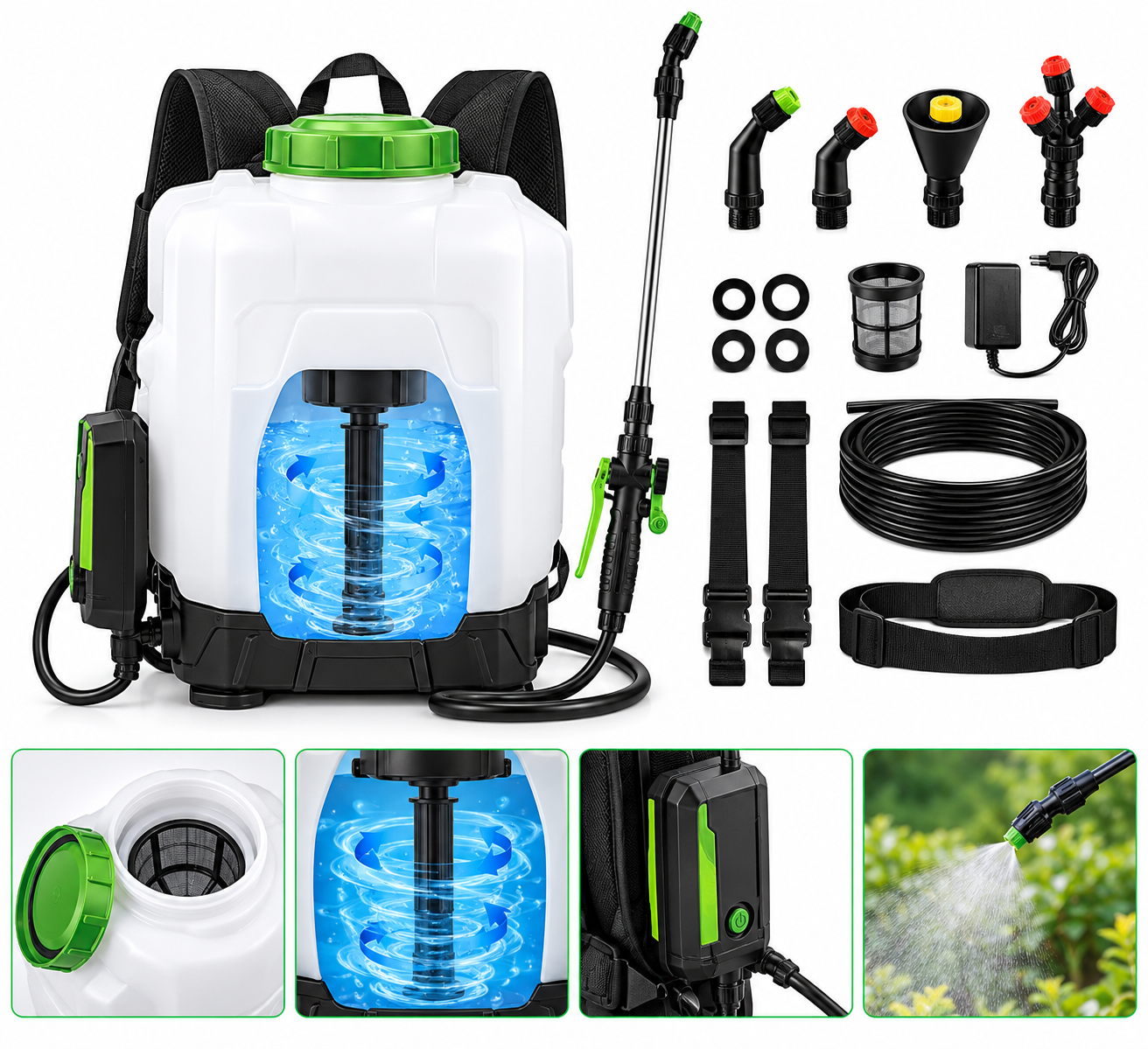 4.76 Gallon Auto Mixing Backpack Sprayer