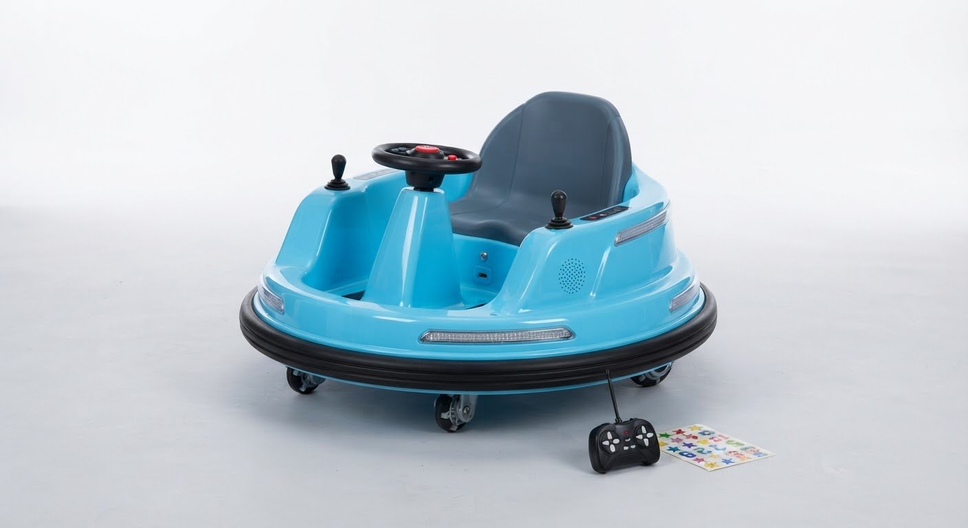 Sky Blue Bumper Car